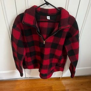 Plaid Quarter Zip